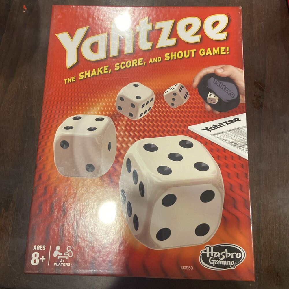 Classic Board Game for Kids Toys Traditonal Hobbies Yahtzee-SEALED BOX